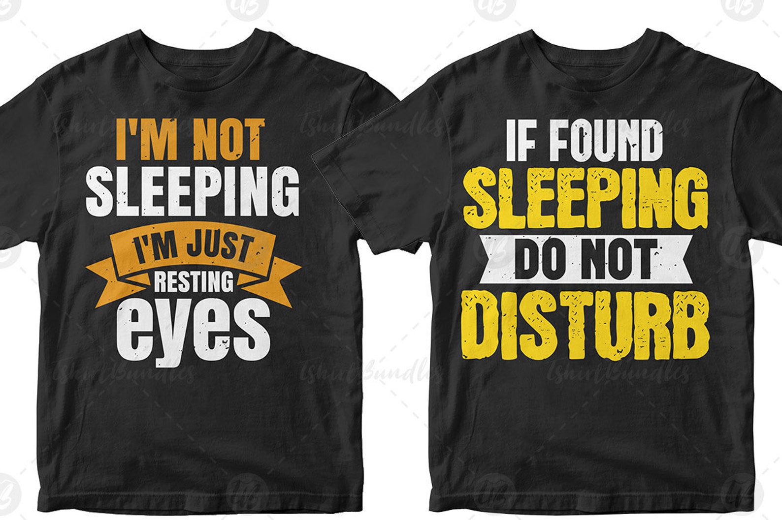 50 Editable Sleeping Tshirt Design Bundle Etsy