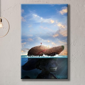 One Piece Wall Art |  Anime-Manga  Wall Art Print | Manga Wall Poster | Modern Abstract Canvas Art | Straw Hat Luffy Canvas Poster
