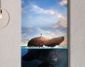 One Piece Canvas Art | Straw Hat Luffy Poster
