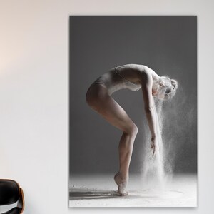 Black and White Ballerina Wall Art | Dance Studio Decor | Ballerina Printable Art | Ballerina Wall Decor | Black White Artwork| Dance Poster