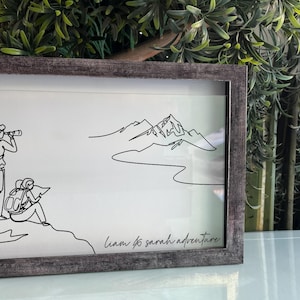 Benutzerdefinierte Foto Memory Box, personalisierte Abenteuer Box, Reise Fund Box, Paar Geschenke, Foto Display Box, Konzert-Flugticket Box