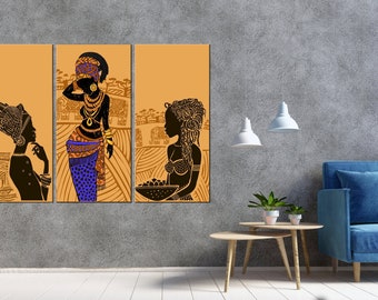African Painting Etsy
