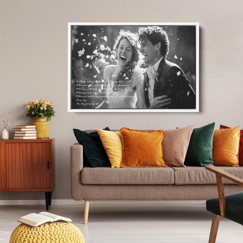I take you as my husband sign | Personalized Wedding Vows Framed Prints | Gift For Husband Canvas | Anniversary Gift for Husband | CANVAS