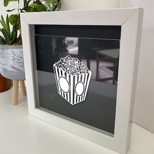 Filmhalter Shadow Box Personalisiert, personalisierte Ticket Stub Box, Konzertkartenanzeige, Event Stub, Memento Box, Konzertkarte