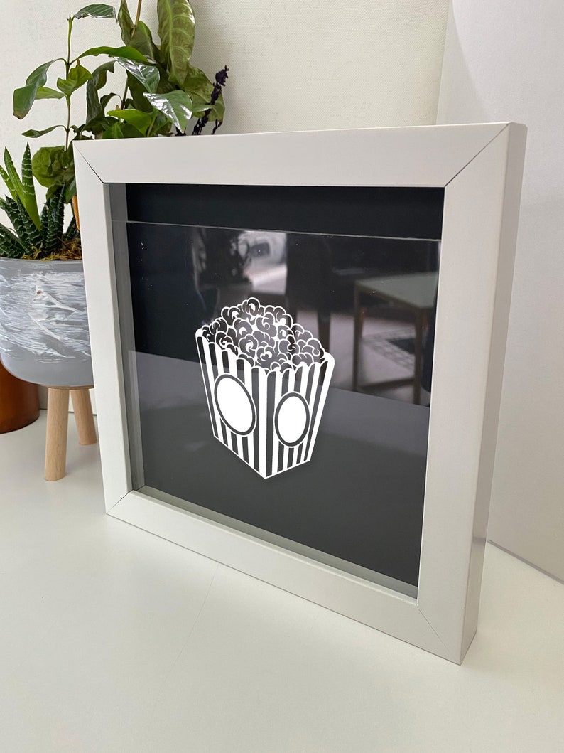 Movie Holder Shadow Box Personalized, Personalised Ticket Stub Box, Concert Ticket Display, Event Stub, Memento Box, Concert Ticket