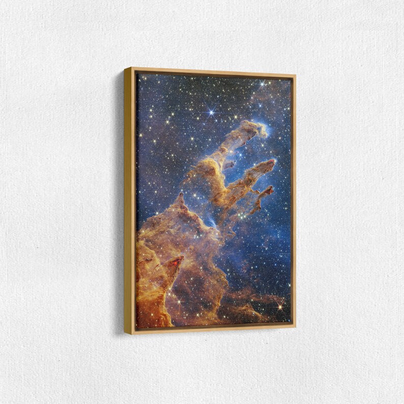 James Webb Carina Nebula Canvas Print Set, Space Celestial Wall Art ...