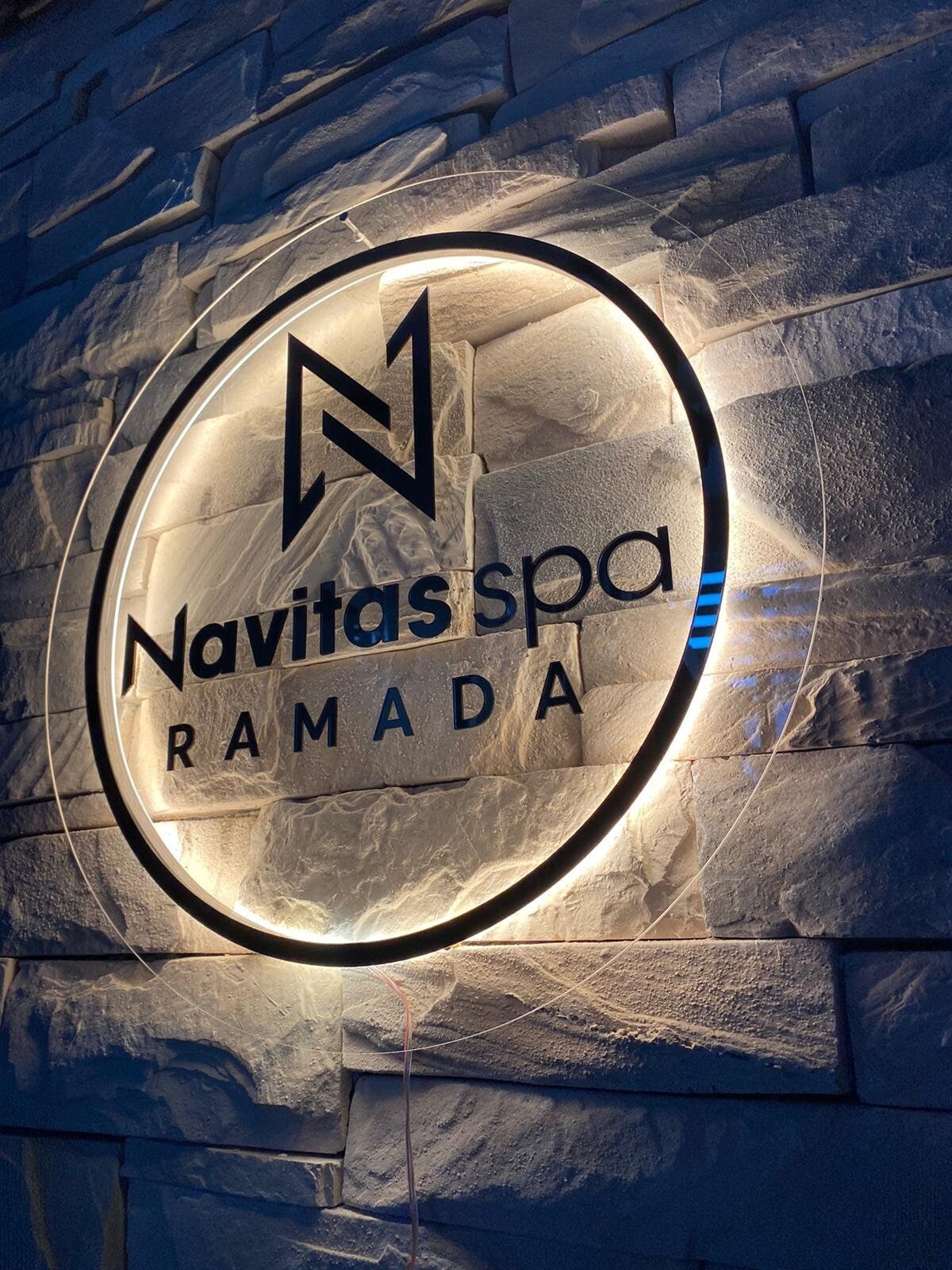3D Acrylic Backlit Business Sign/ Logo Sign Acrylic / Office Logo Decoration 3D Custom Business sign/ Wall Logo For Spa Beauty Decor