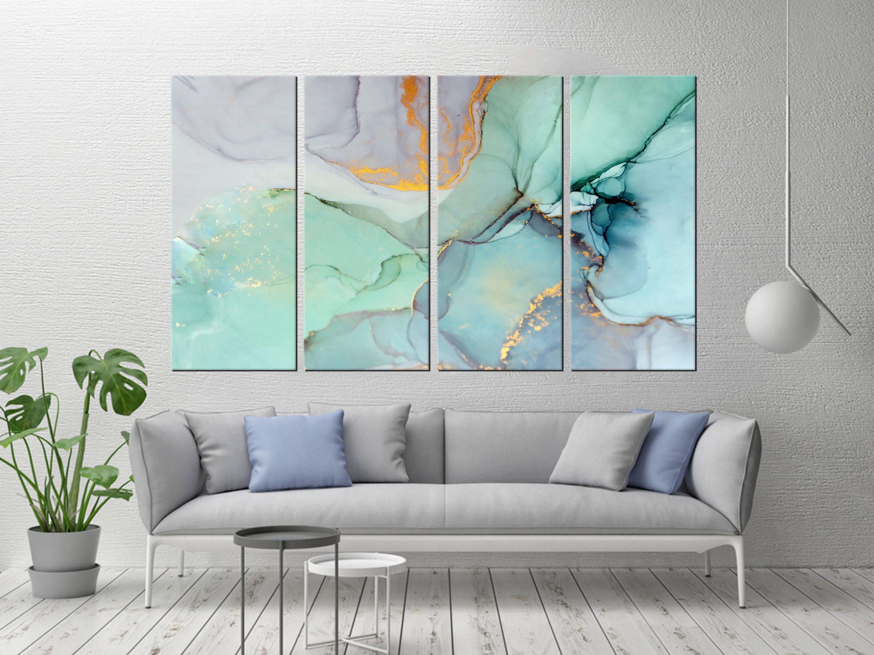 Set of 3 Abstract Art Decor Modern Wall Art Abstract Etsy