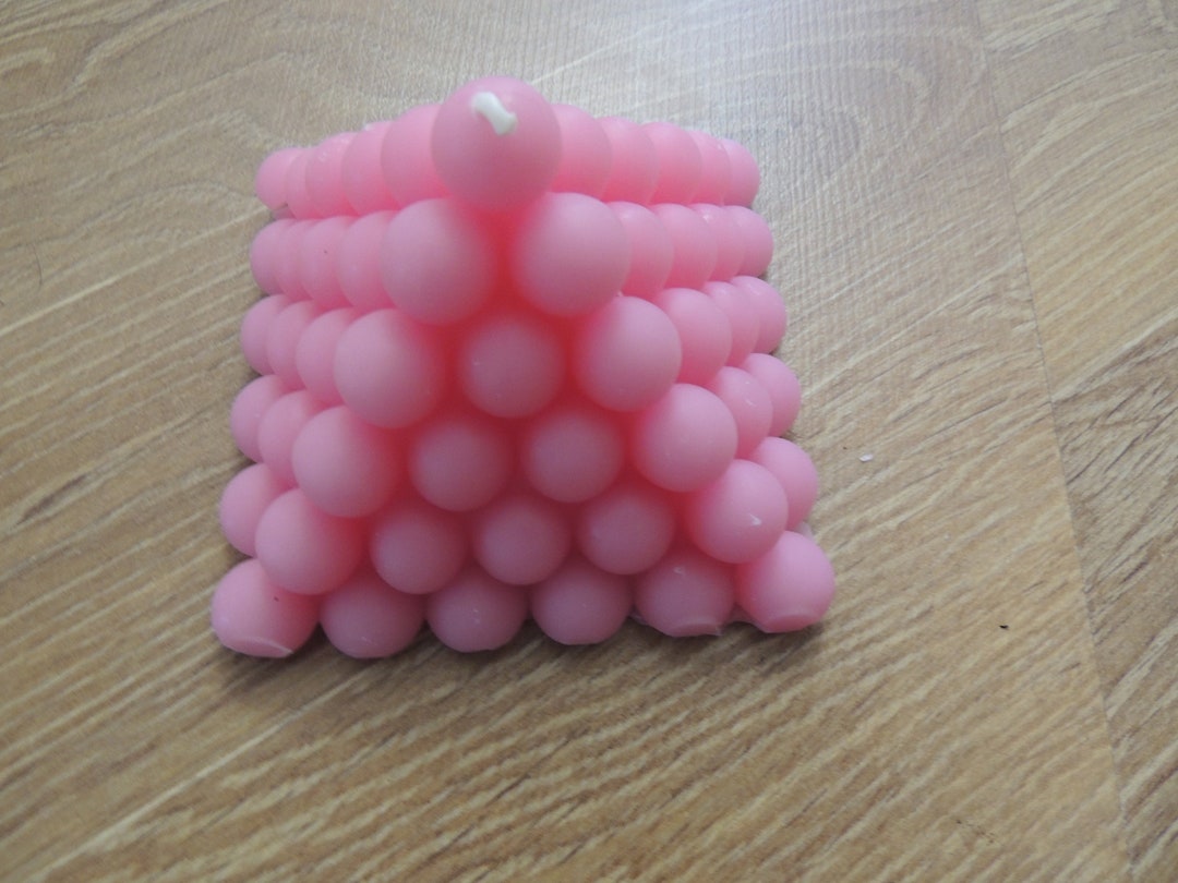Triangular Candles Soy Wax Triangular Shaped Bubble Candle Passionfruit - Etsy