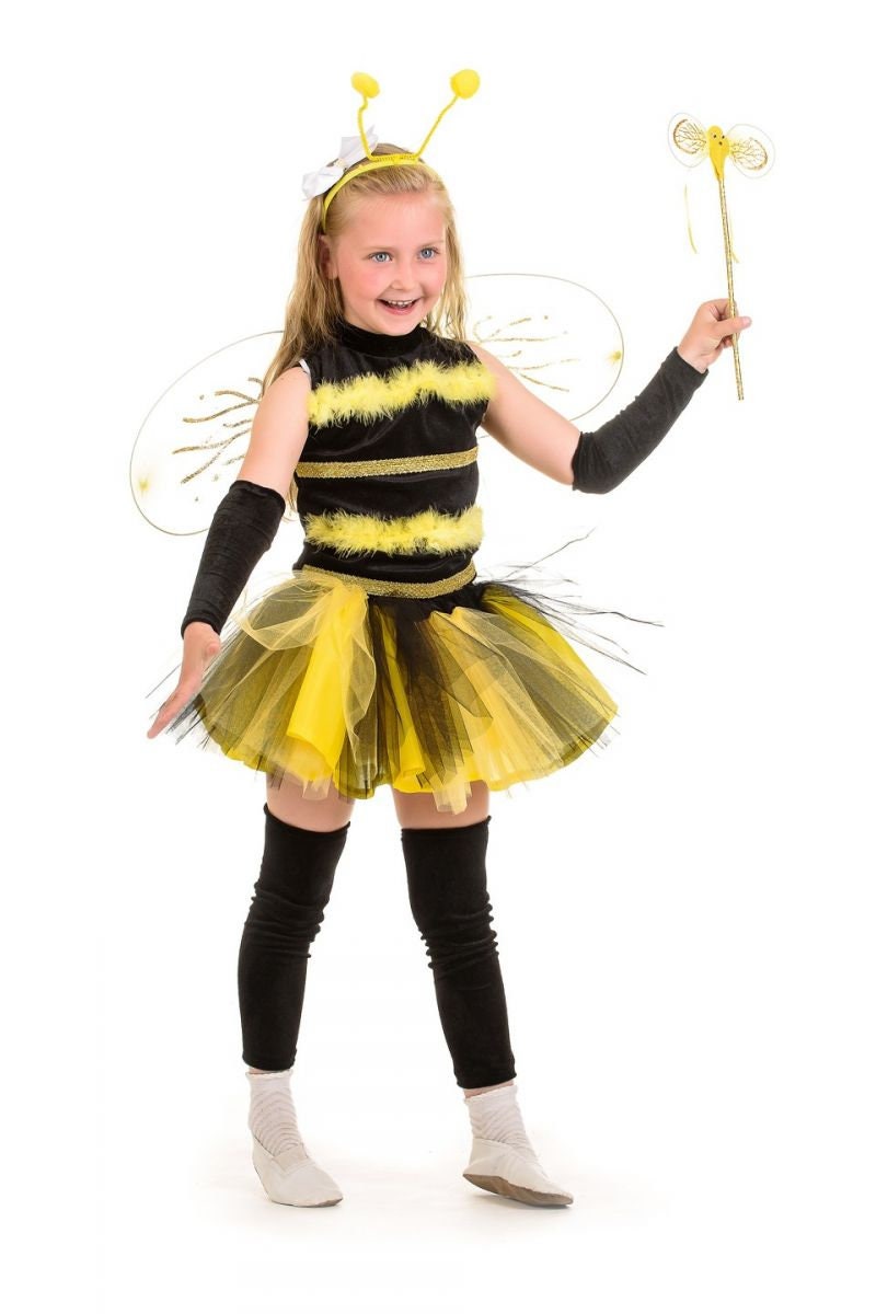 Girls bee costume Kids insect tutu costume Children Halloween Etsy