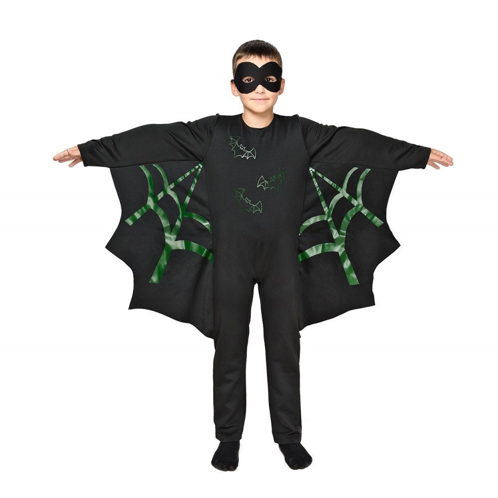 Boys bat Halloween costume Kids Halloween wings costume Etsy