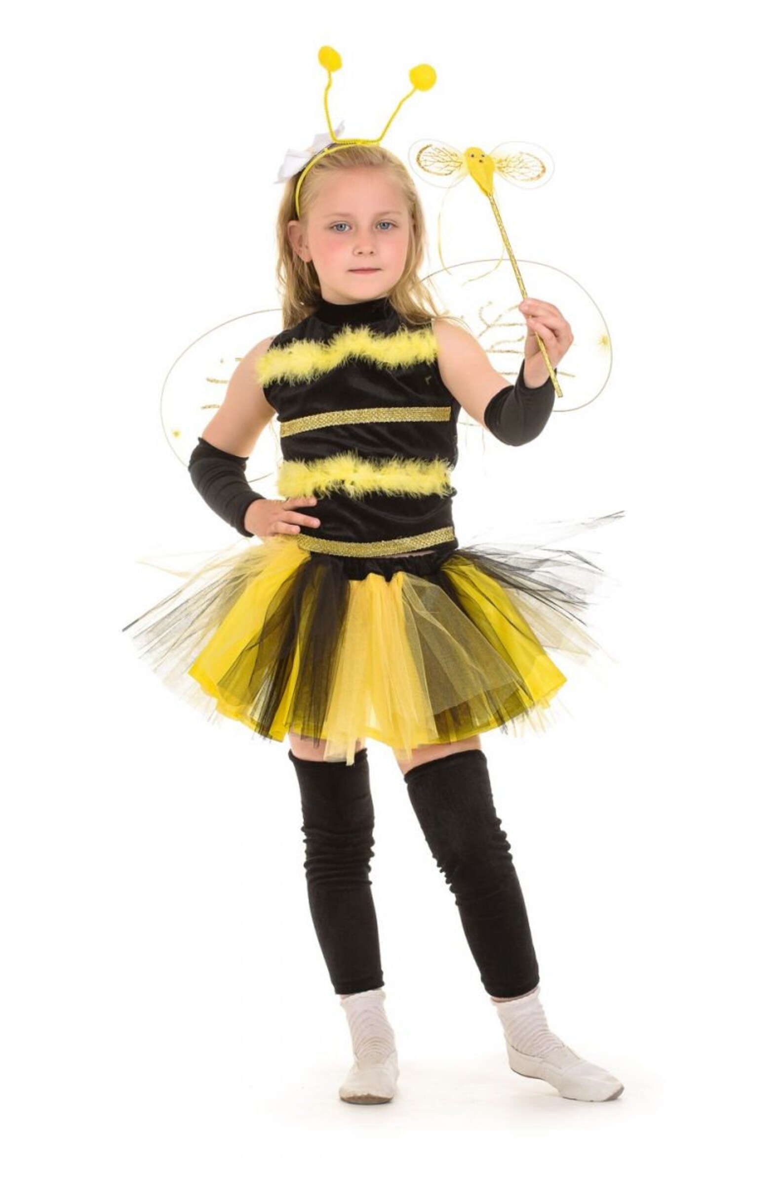 Girls bee costume Kids insect tutu costume Children Halloween Etsy