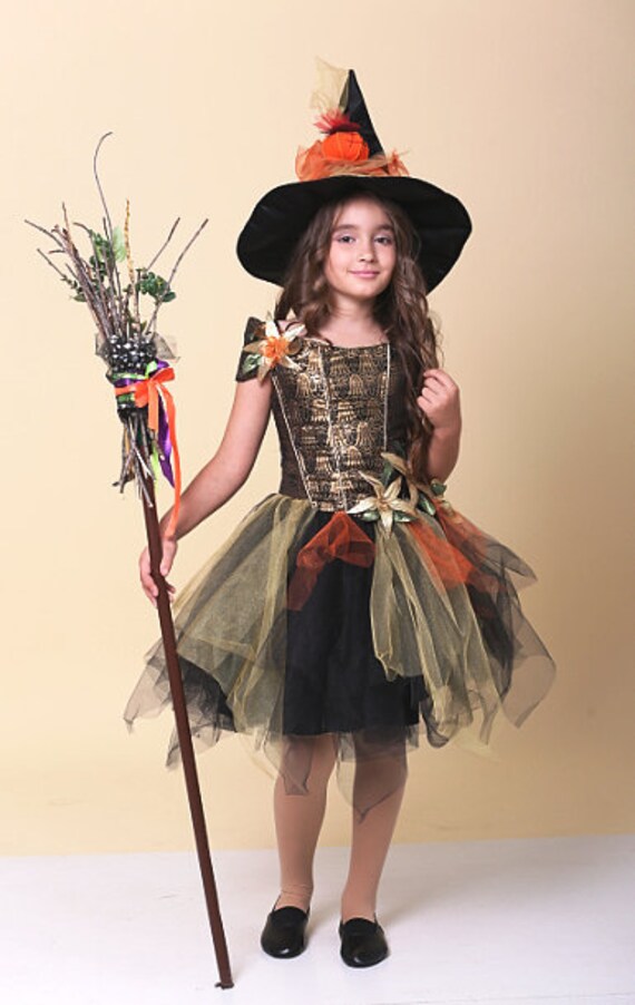 Girls witch Halloween tutu costume Kids Wicked costume Etsy