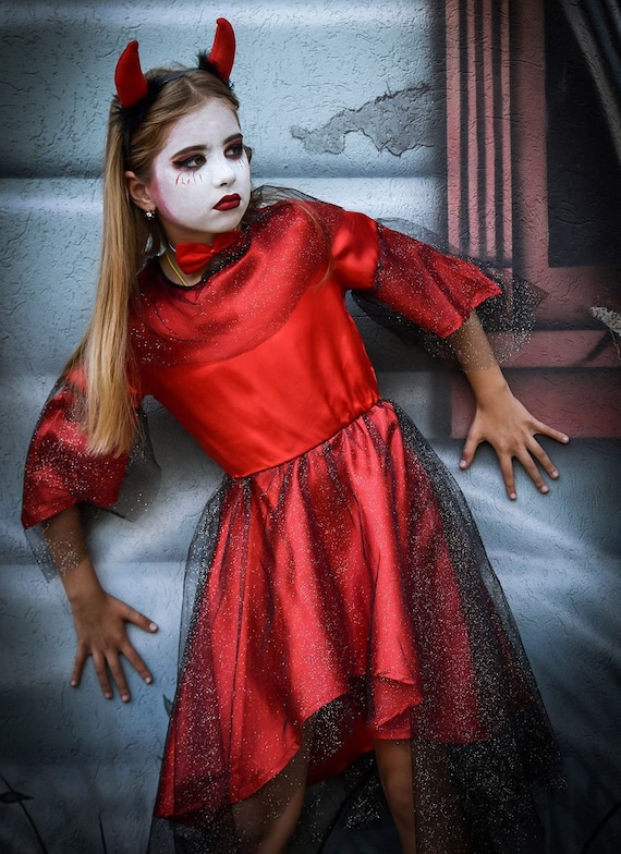 red dress devil costume