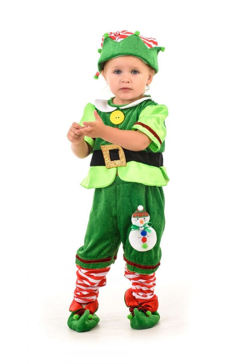 Elf Costume toddler baby boy Christmas infant Elf outfit for  Etsy