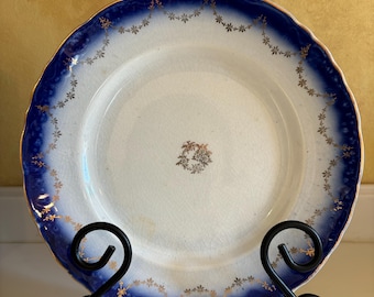 Vintage Flow Blue Plate
