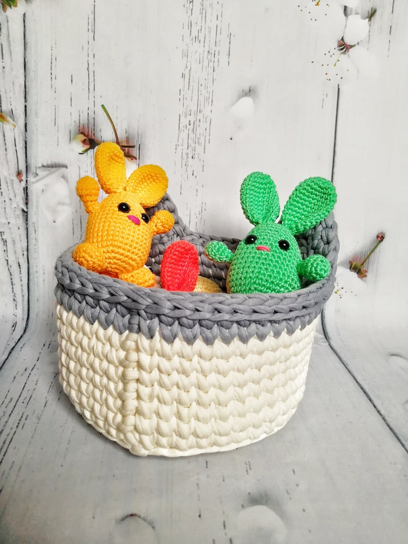 Crochet animal basket pattern crochet wolf pattern t shirt Etsy