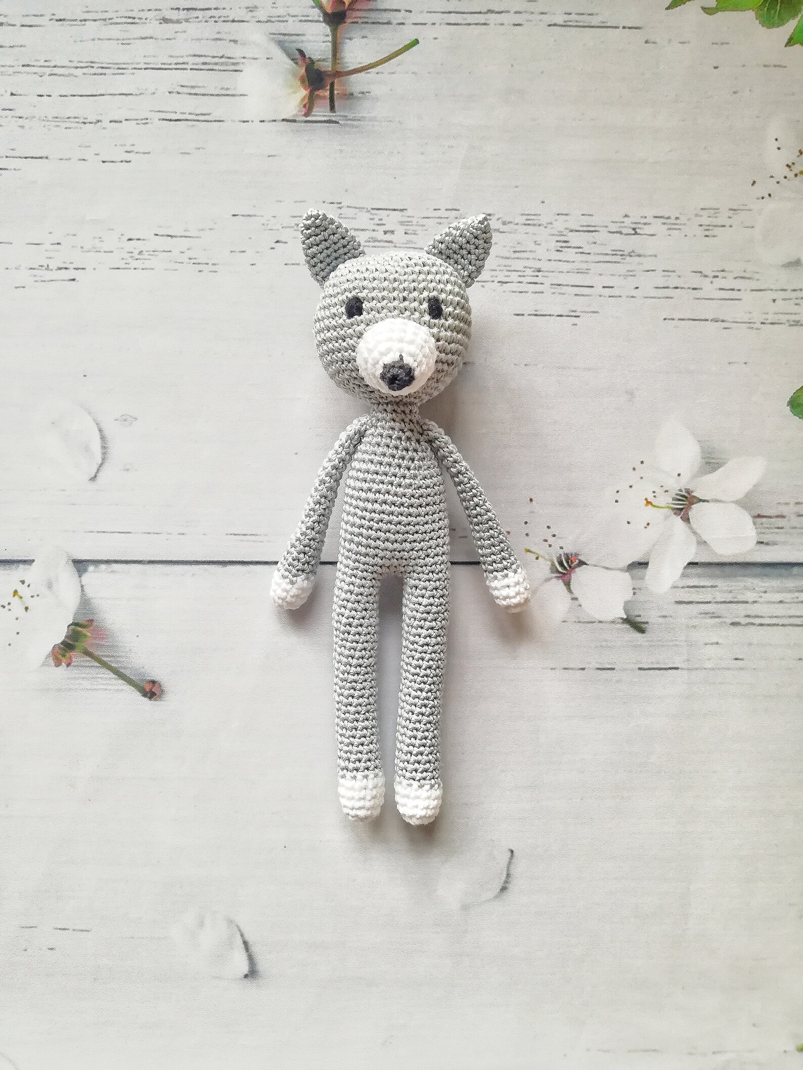 AMIGURUMI PATTERN pdf crochet wolf pattern Etsy