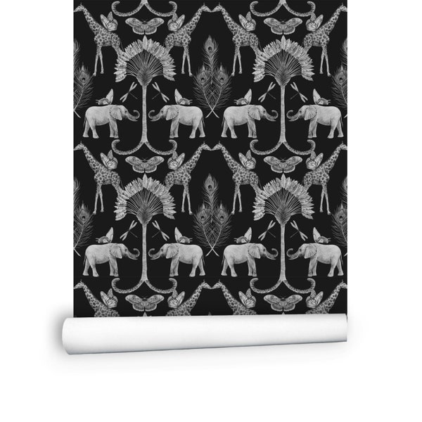 Animal Print Removable Wallpaper Etsy