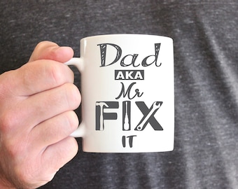 Personalised Mr. Fix It Mug: DIY Dad Gift
