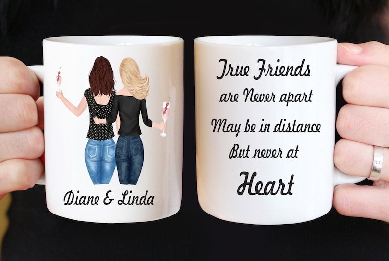 Personalised Friends Mug. Best Friends Mug. Best Friends Etsy UK