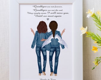 Missing You Friend In Heaven Quotes Best Friend Heaven | Etsy Uk