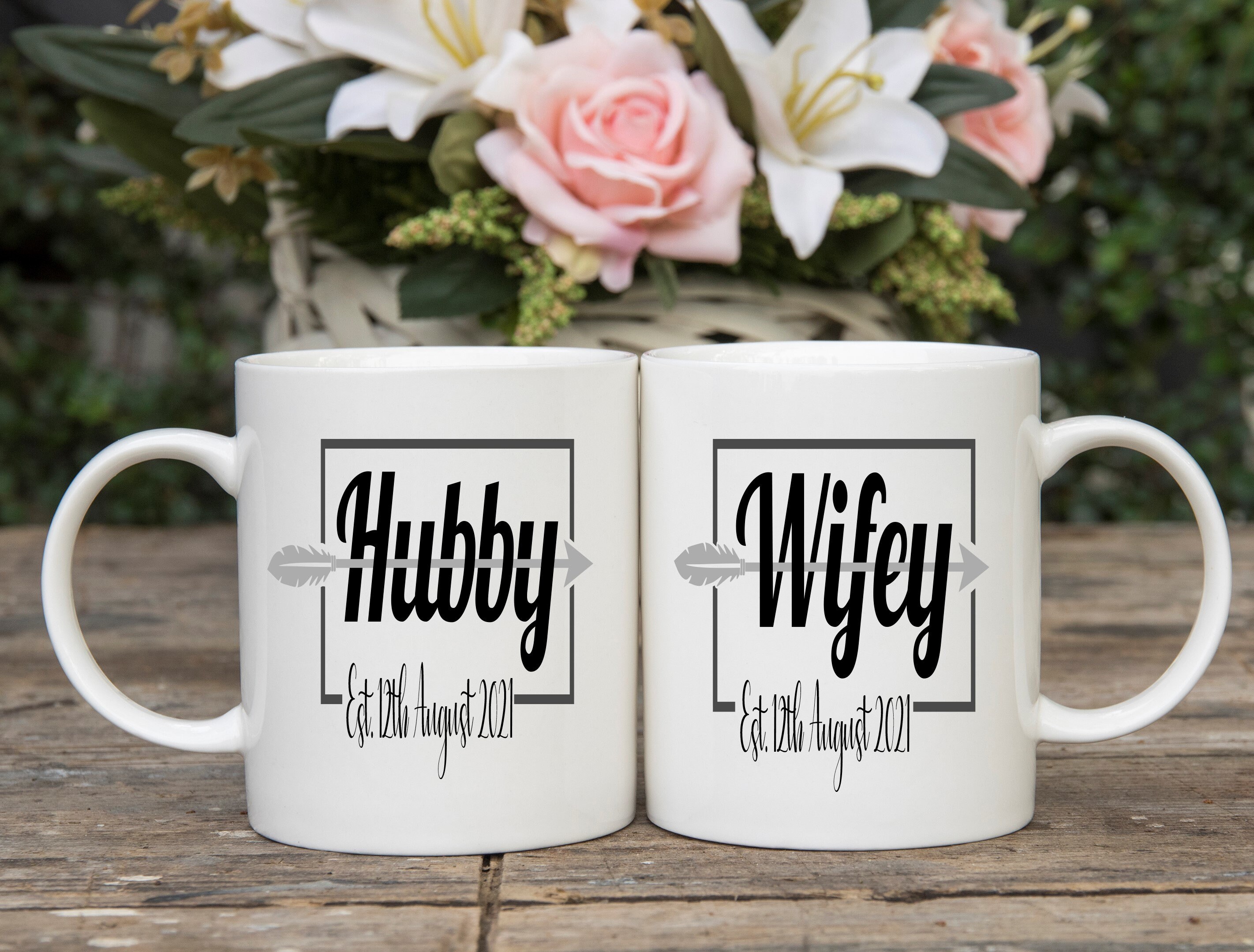 Personalised Wedding Mugs. Wedding Gift Anniversary Gift Mr Etsy UK