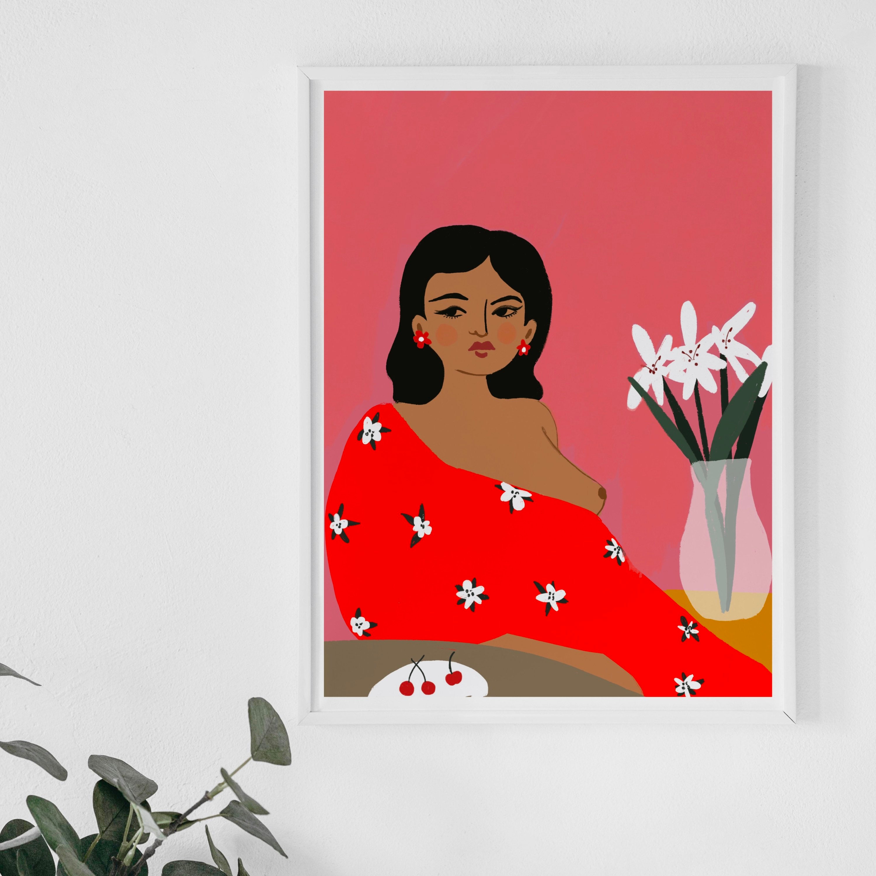 Feminine wall art woman wall art printable wall art | Etsy