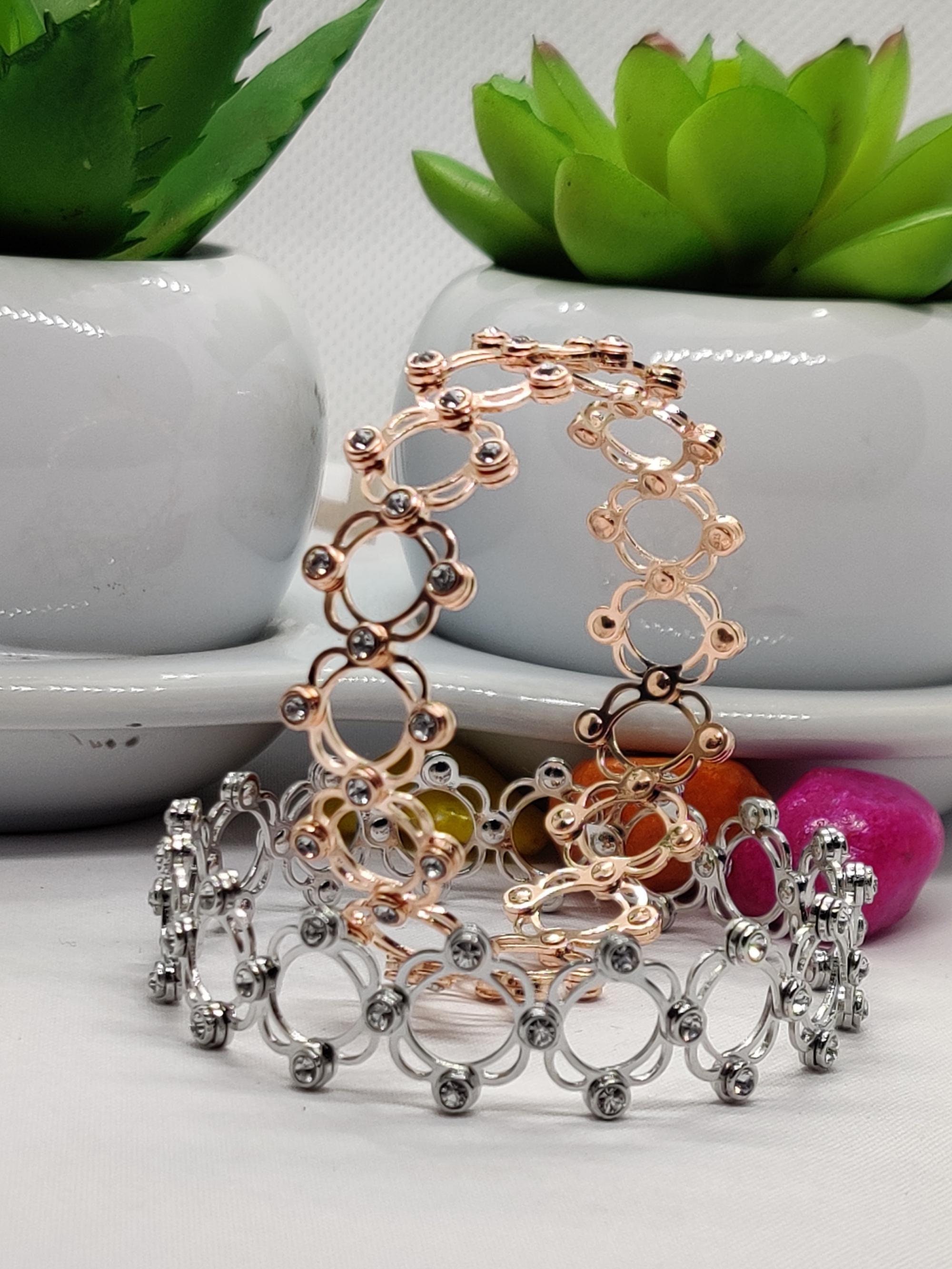 Ring Bracelet Magic: Elevate your look effortlessly with this unique blend  of ring and bracelet. Perfect for adding subtle flair. ✨
