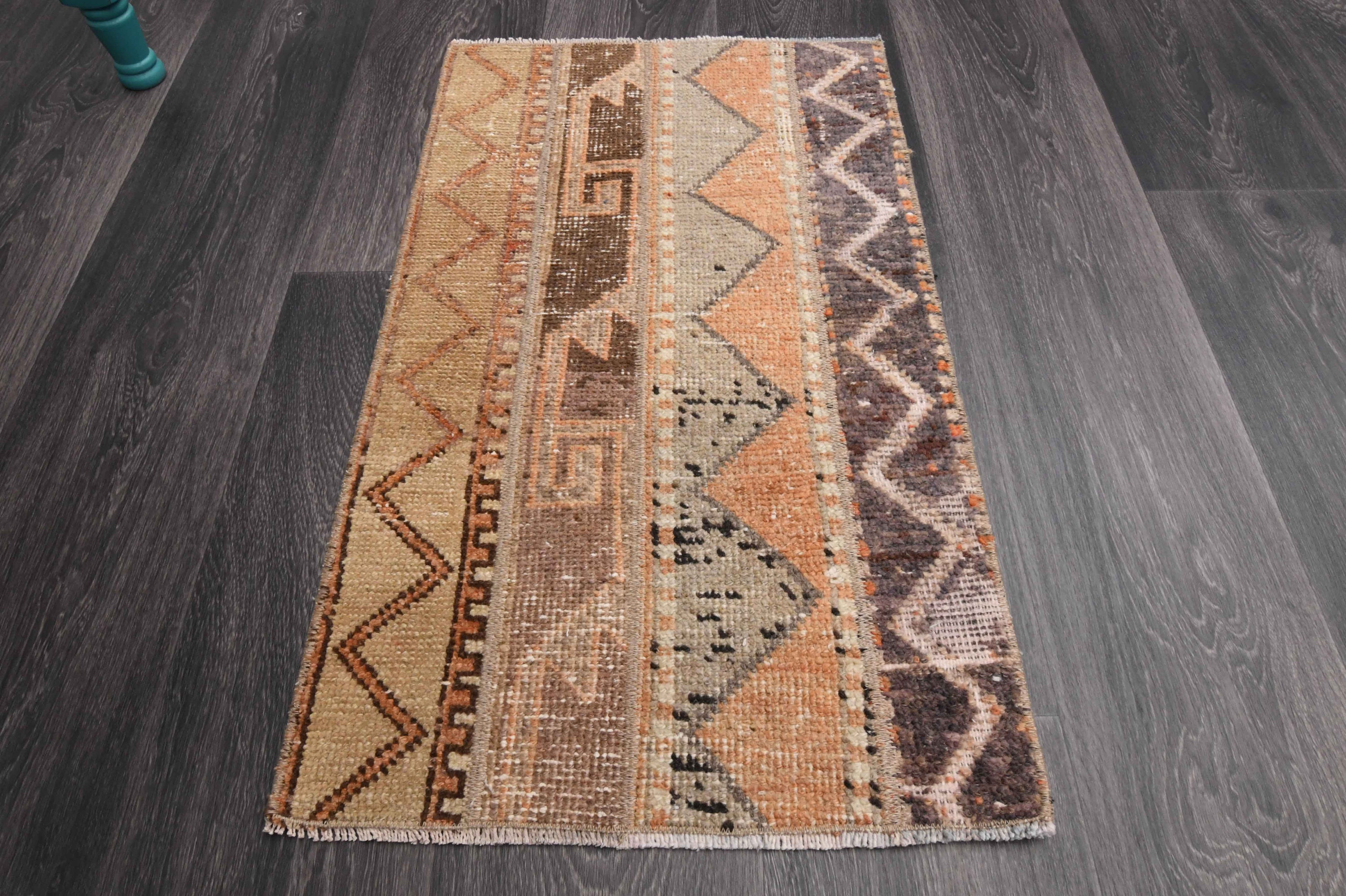 19x32 Inches, BATH MAT, DOOR Mat, Vintage Rug, Doormat Rug
