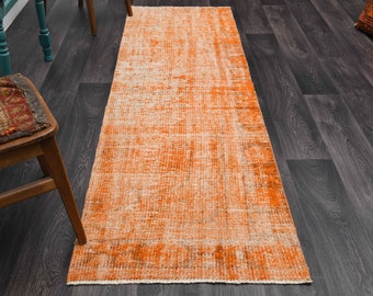 カフェオレ　ロング　ランナー　220×55 フラワー　トルコヴィンテージラグ カフェオレ ロング ランナー 220×55 フラワー トルコヴィンテージラグ