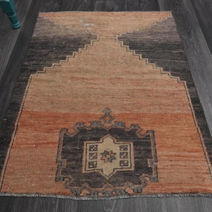 2.6x3.3 Ft, TURKISH Rug, Vintage Rug, Oushak Rug, Wool Rug, Handmade Rug, Bath Mat, Door Mat, Farmhouse Decor, Runner Rug, Small Rug, Carpet