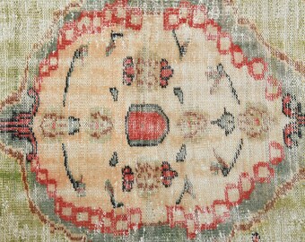 5 x 8フィート、トルコラグ、オリエンタルラグ、ヴィンテージラグ