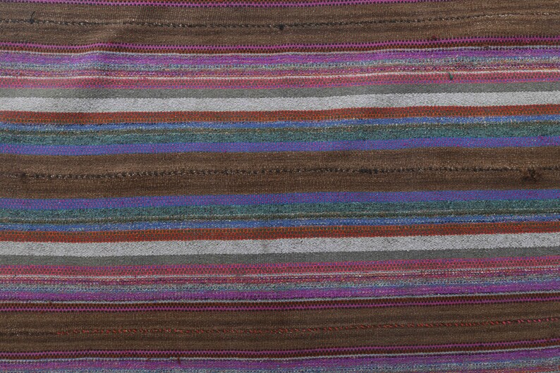 4.6x5.2 Ft, TURKISH KILIM Rug, Vintage Rug, Oushak Rug, Flatweave Rug