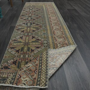 2x8 ft, BOHEMIAN RUNNER Rug, Turkish Runner Rug, Vintage Rug, Handmade Rug, Wool Rug, Colorful Rug, Home Decor, Hallway Rug, Rug Runner