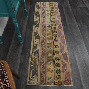 1.8x6.7 ft, TURKISH Runner, PATCHWORK, VINTAGE Runner, Oushak Runner, Runner Rug, Turkish Runner Rug, Wool Runner, Hallway Runner, Handmade