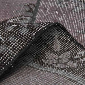 2 x 3,7 pieds, paillasson vintage, tapis de bain, tapis vintage, paillasson, tapis turc, tapis Oushak, jeté de tapis, petit tapis, tapis fait main en laine