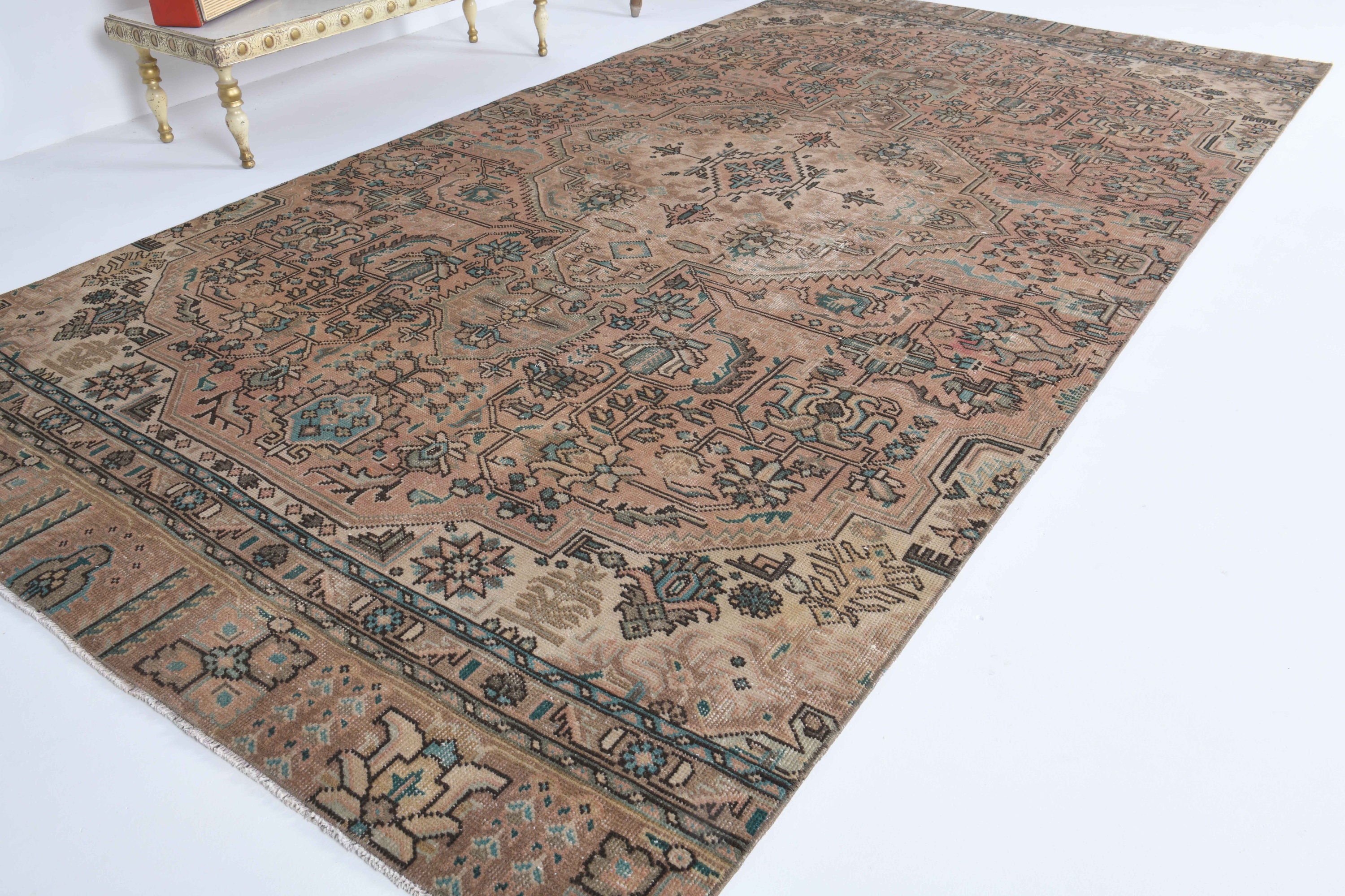 5.4x10 Ft Brown Runner Rug Wool Vintage Rug Turkish Rug Etsy