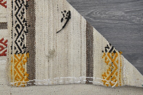 3.8 x 11.3 フィート、トルコキリム ランナー、ヴィンテージ ランナー