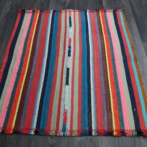 2.4x2.7 Ft, TURKISH Rug, Vintage Rug, Oushak Rug, Wool Rug, Handmade Rug, Bath Mat, Door Mat, Farmhouse Decor, Runner Rug, Small Rug, Carpet