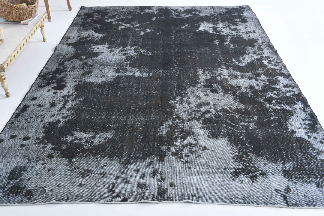 6.7x9.8フィート、トルコ製ラグ、ヴィンテージラグ、OUSHAKラグ