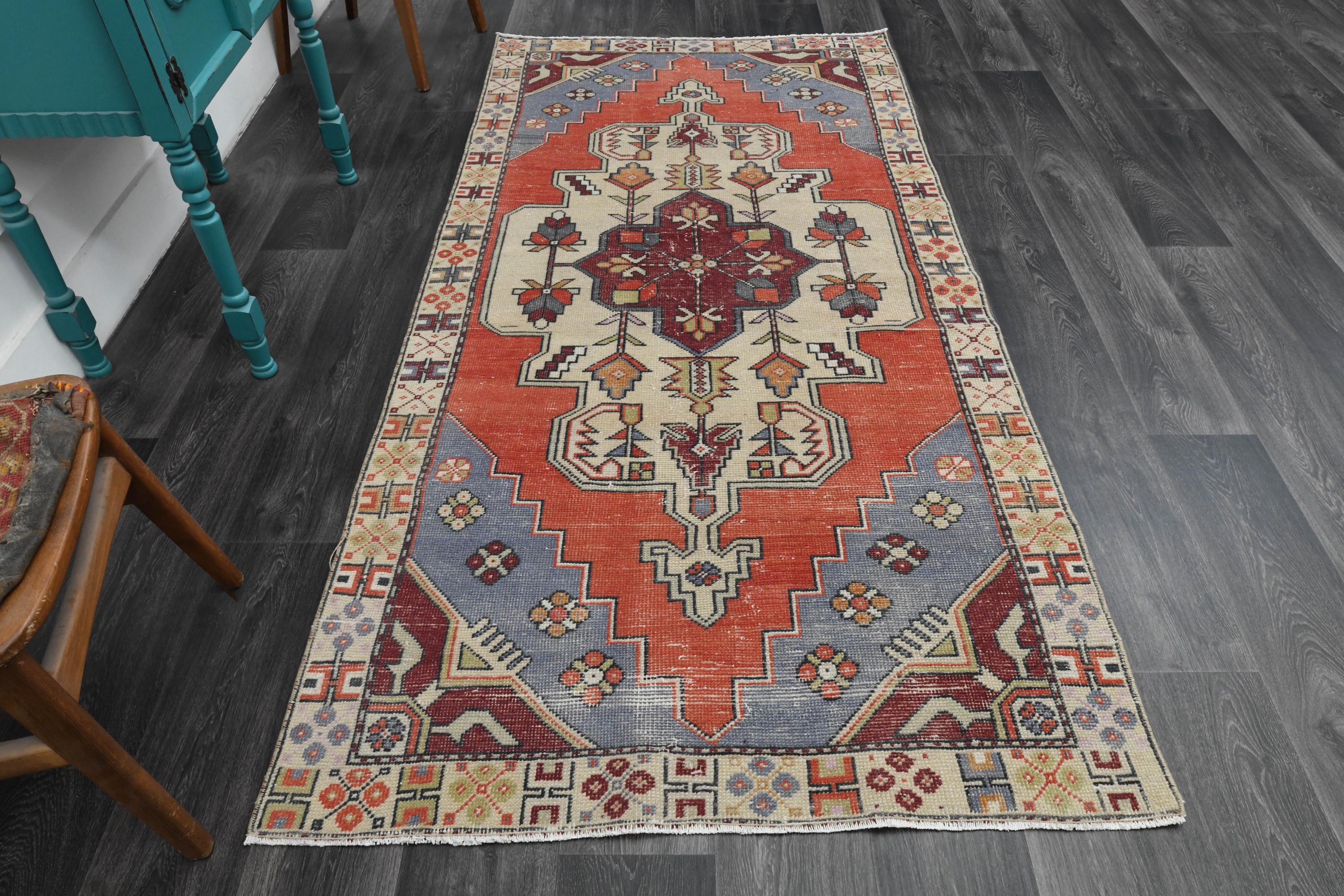4.3x7.5 Ft, TURKISH Rug, VINTAGE Rug, Oushak Rug, Area, Wool