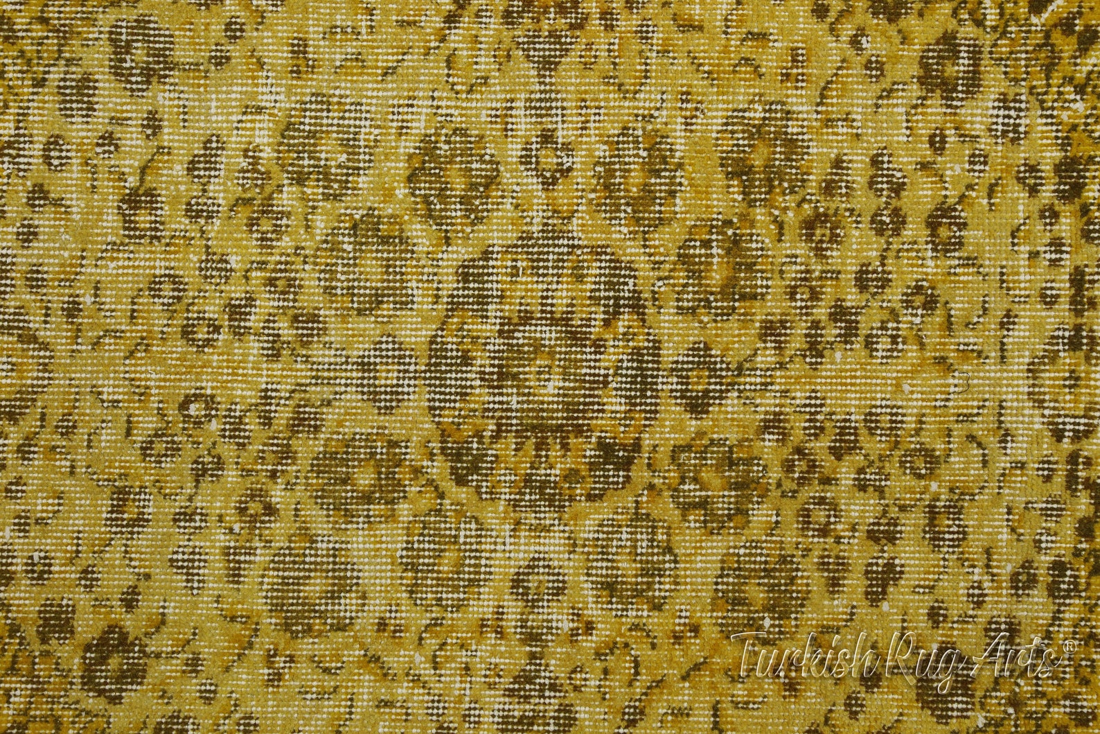 5.2x9 Ft, YELLOW, VINTAGE Rug, TURKISH Rug, Handmade, Bohemian, Wool ...