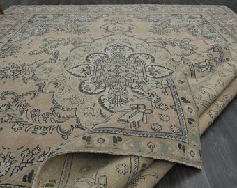 300 x 300 cm, TÜRKISCHER Teppich, Handgemachter Teppich, Vintage Teppich, Handgemachter Teppich, Handgemachter Teppich, Handgemachter Teppich, Handgemachter Teppich