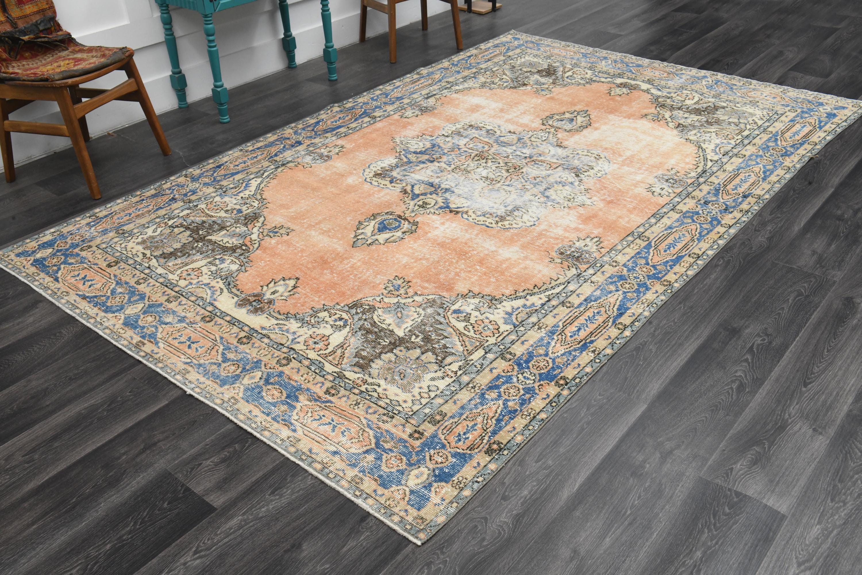 ＊ヴィンテージラグ トルコラグ ラウンドラグVintage rug 07＊ ヴィンテージラグ トルコラグ ラウンドラグVintage rug 07