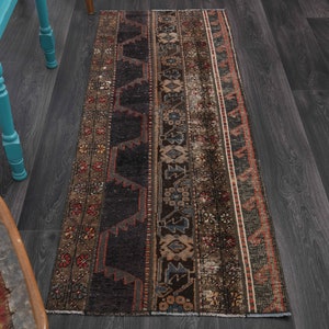 2.2x5.9 ft, TURKISH Runner, PATCHWORK, VINTAGE Runner, Oushak Runner, Runner Rug, Turkish Runner Rug, Wool Runner, Hallway Runner, Handmade