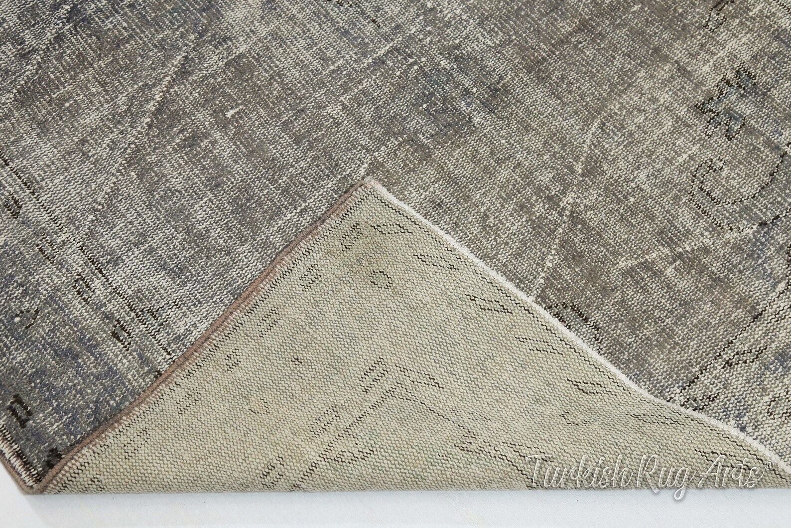 5.4x7.9 Ft FADED DISTRESSED AREA Decor Rug Oushak Handmade Etsy