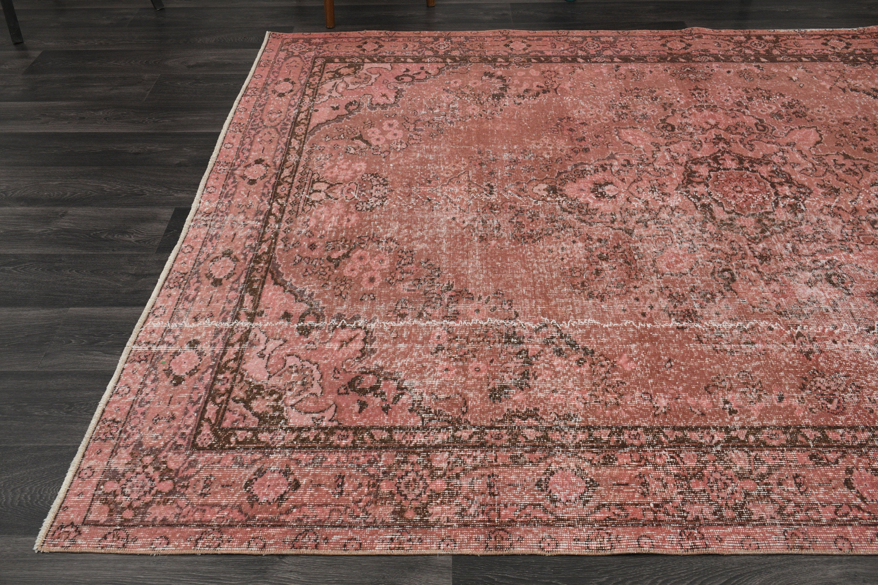 7x10.3フィート、ヴィンテージラグ、トルコラグ、OUSHAKラグ