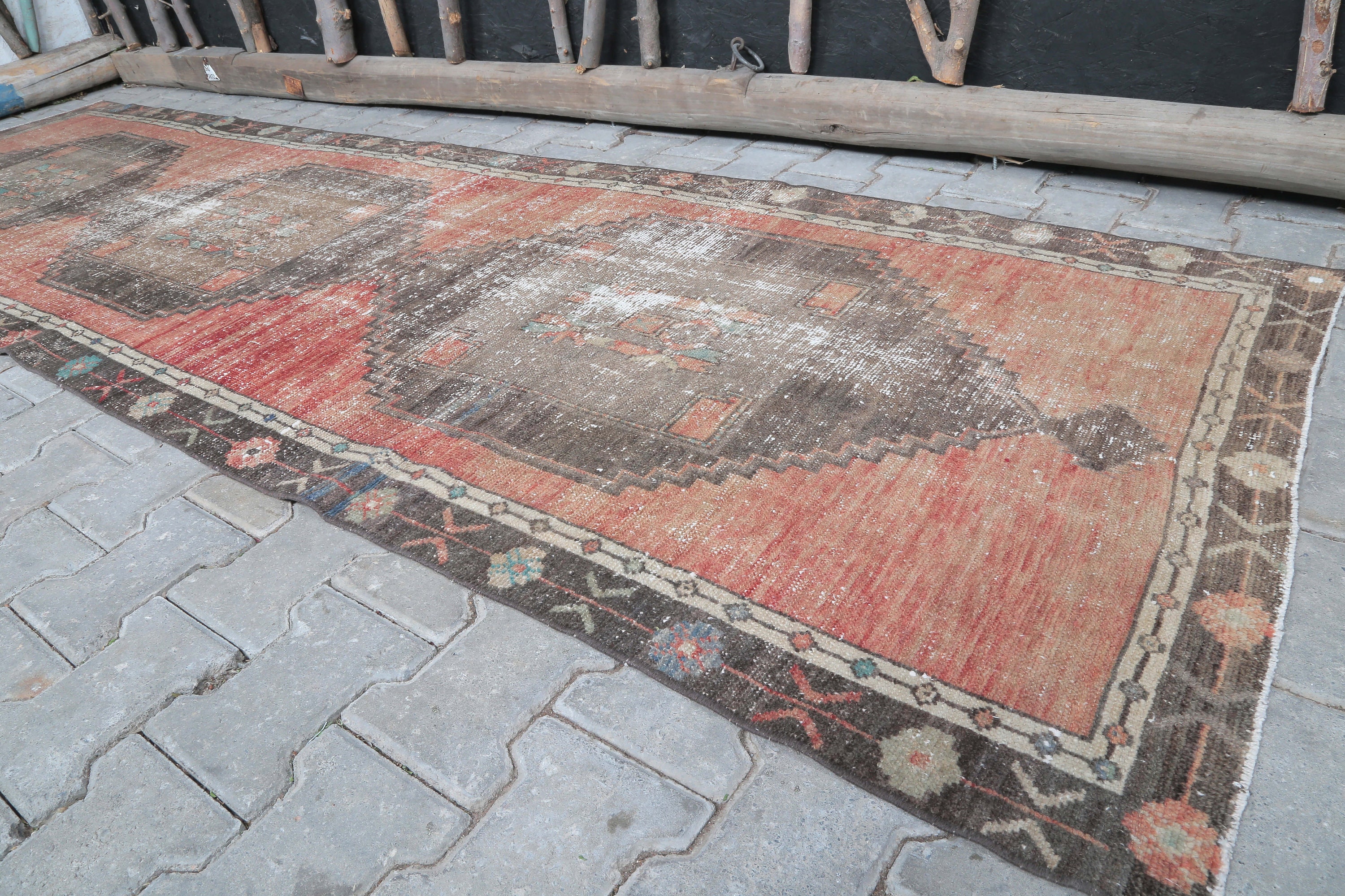 3.2x10.9 Ft VINTAGE Runner TURKISH RUNNER Turkish Rug Etsy