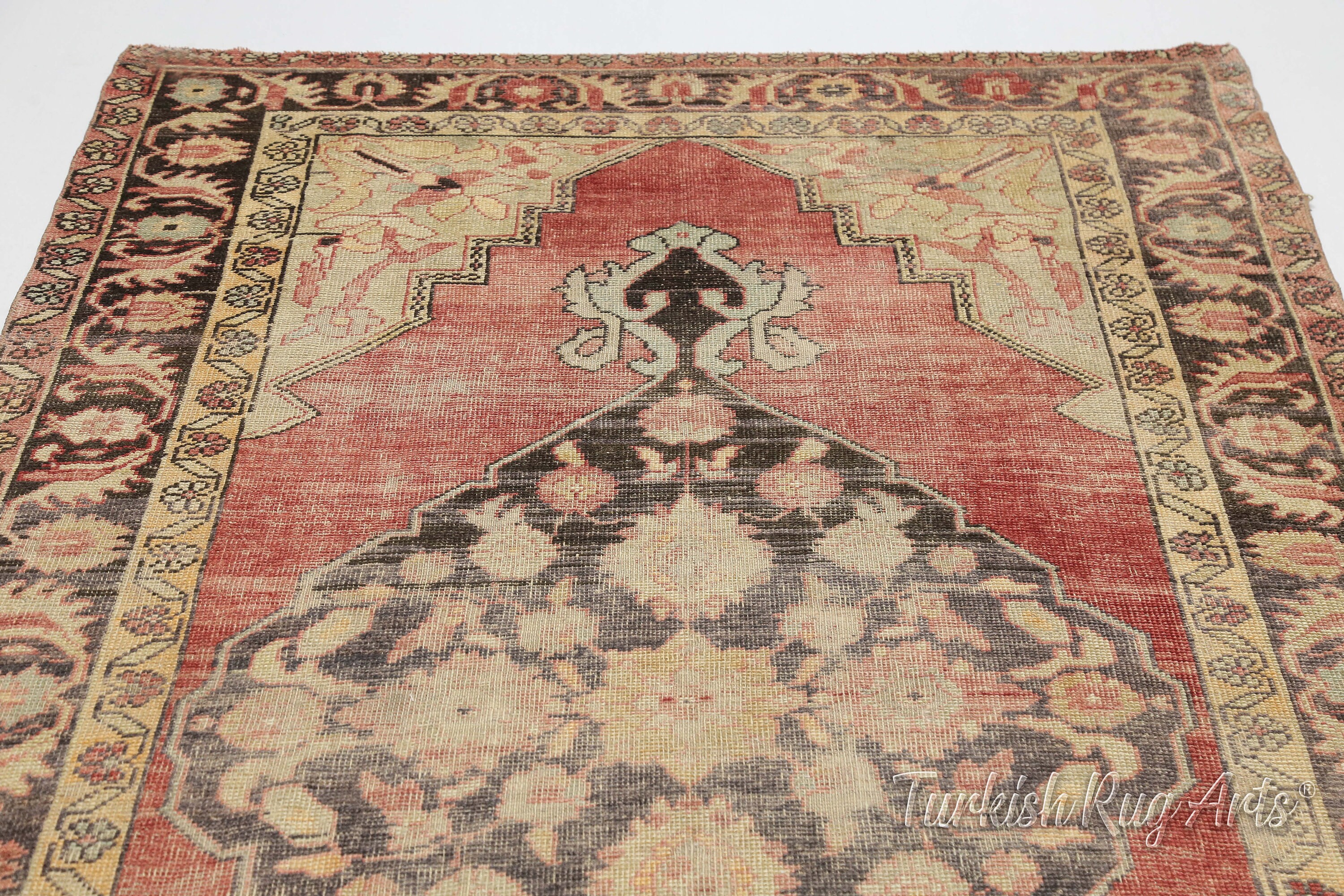 5.4x9.6フィート、トルコ製ラグ、ヴィンテージラグ、ノマディックラグ